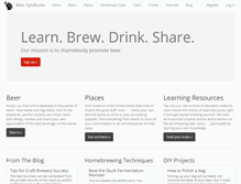 Tablet Screenshot of beersyndicate.com